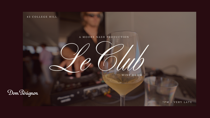 Past Event: Le Club Wine Room - Friday 26 September